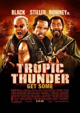 Official poster for Tropic Thunder (2008)