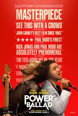 Official poster for Power Ballad (2026), starring Paul Rudd and Nick Jonas